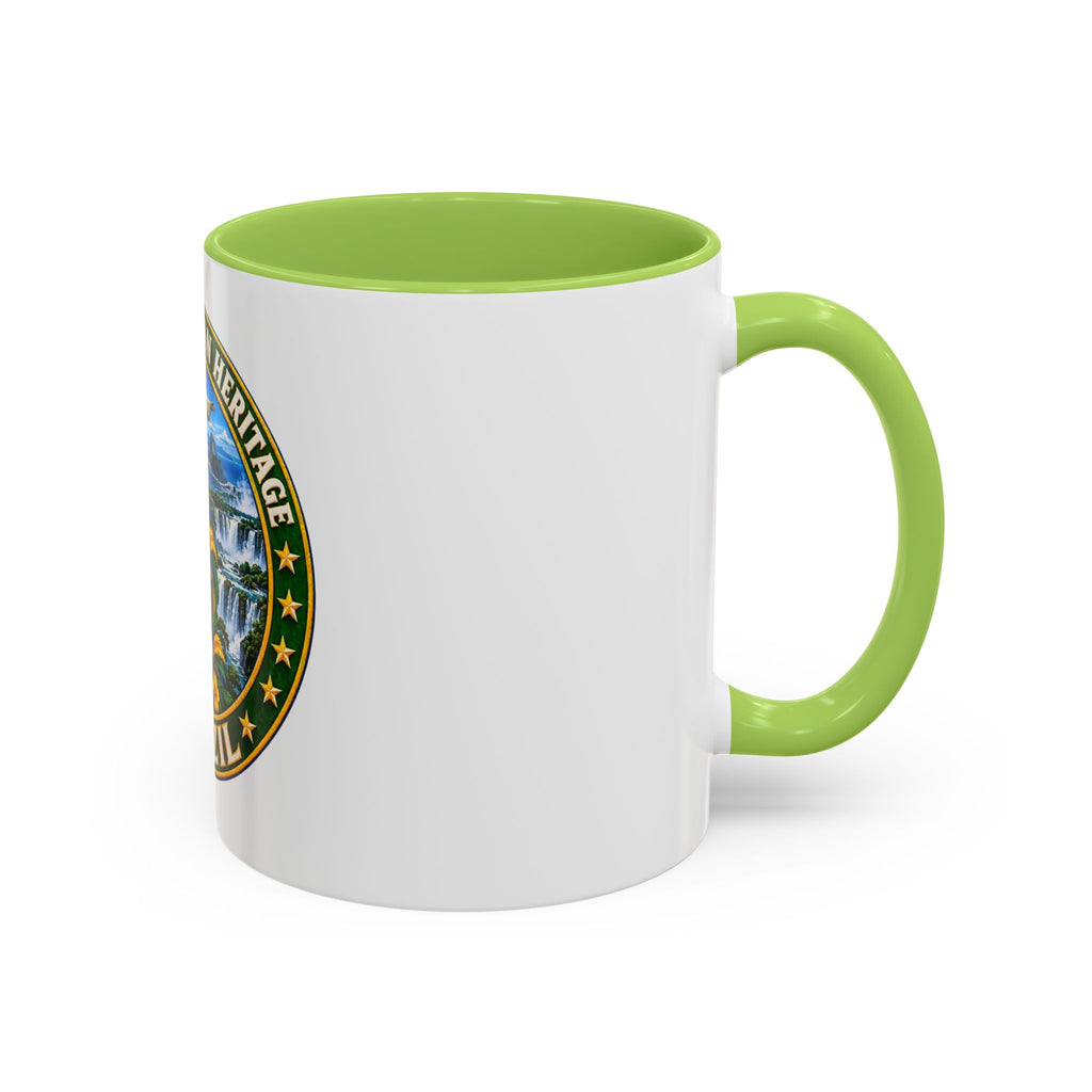Brazil Pride Coffee Mug – "Proud Brazilian Heritage" Accent Ceramic Mug (11/15oz)