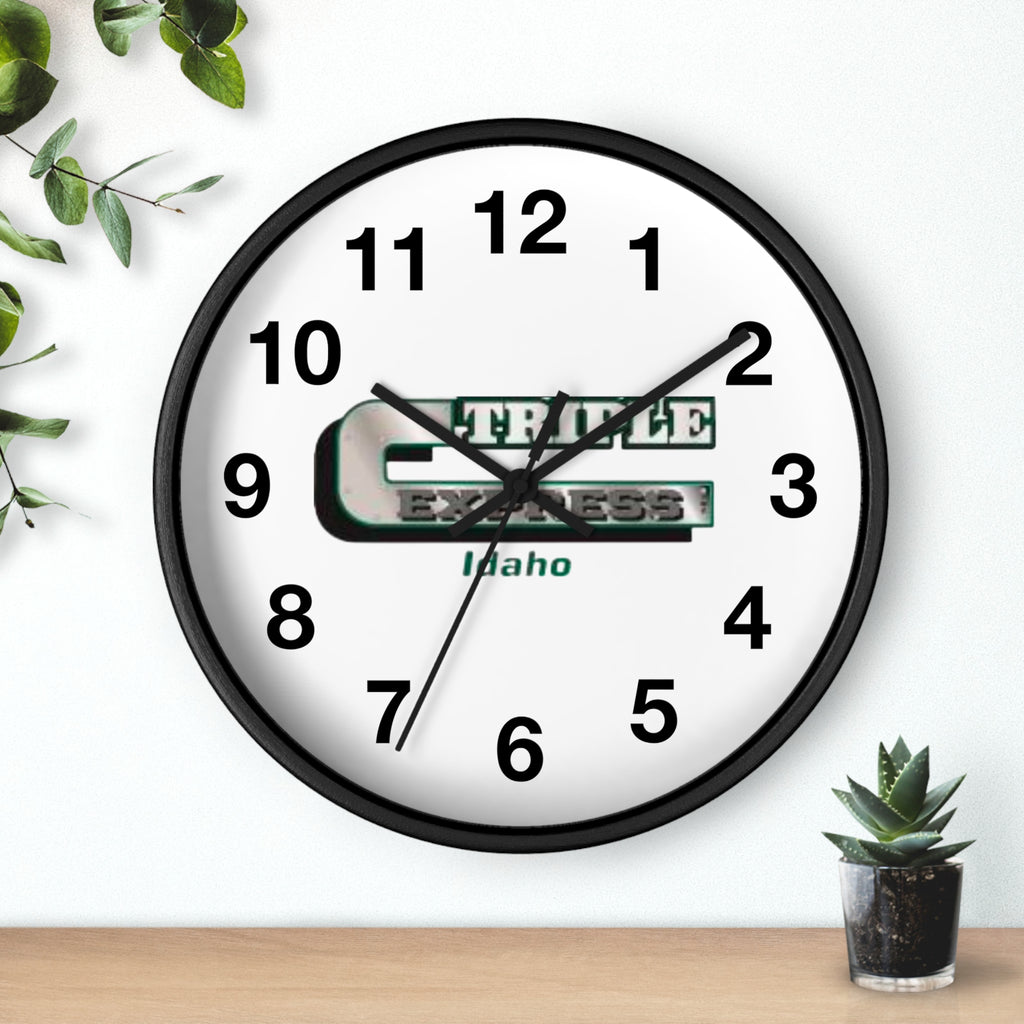 Wall Clock — Granite Express Idaho Logo Clock