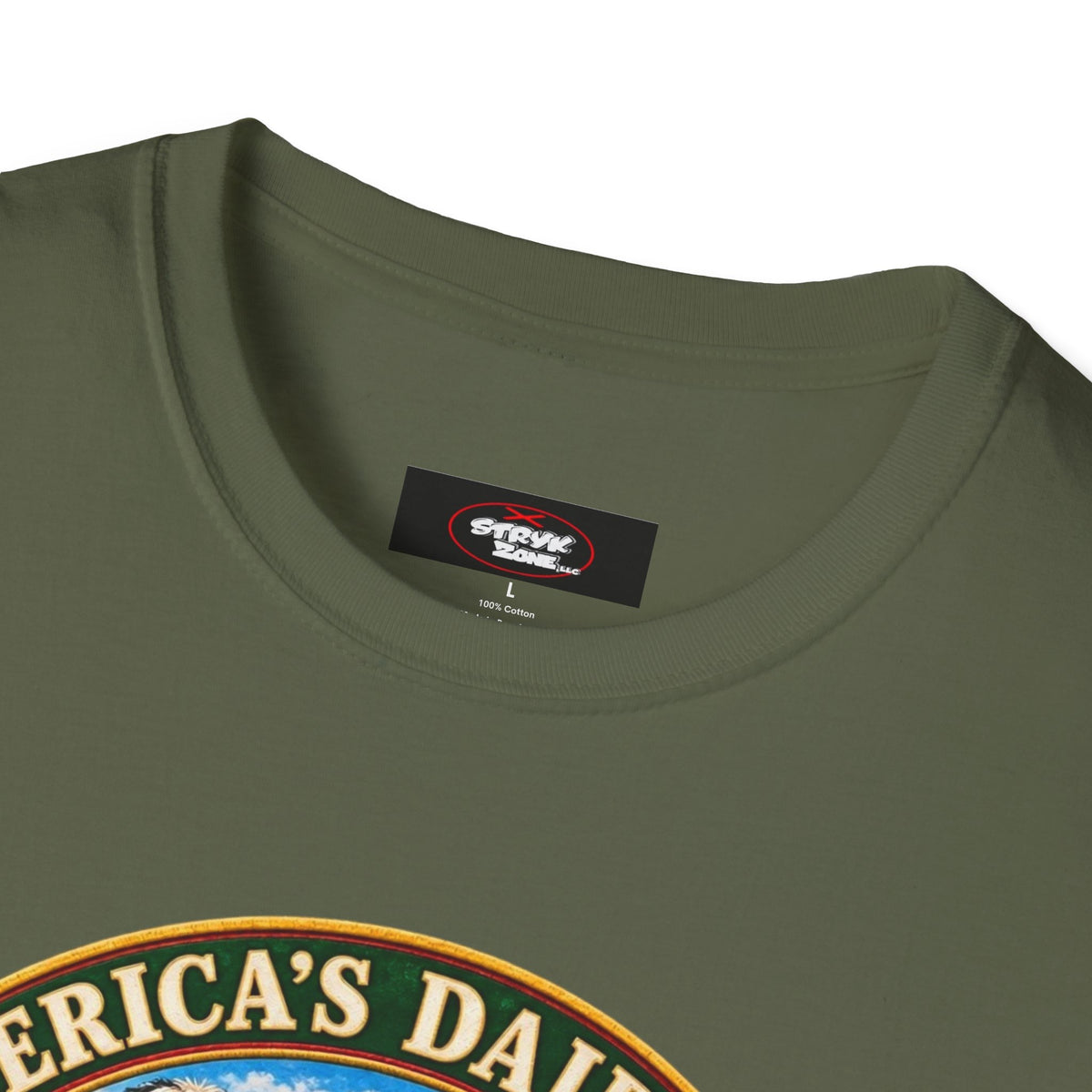 Wisconsin America’s Dairyland T-Shirt — Vintage State Badge Tee