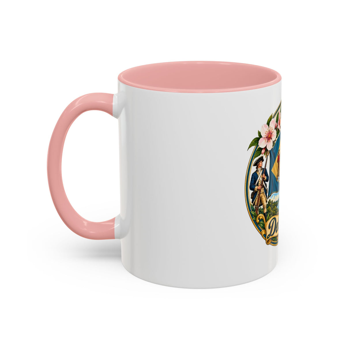 Delaware State Seal Accent Coffee Mug – 11/15oz