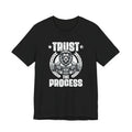 Unstoppable Process lion graphic on a T-shirt