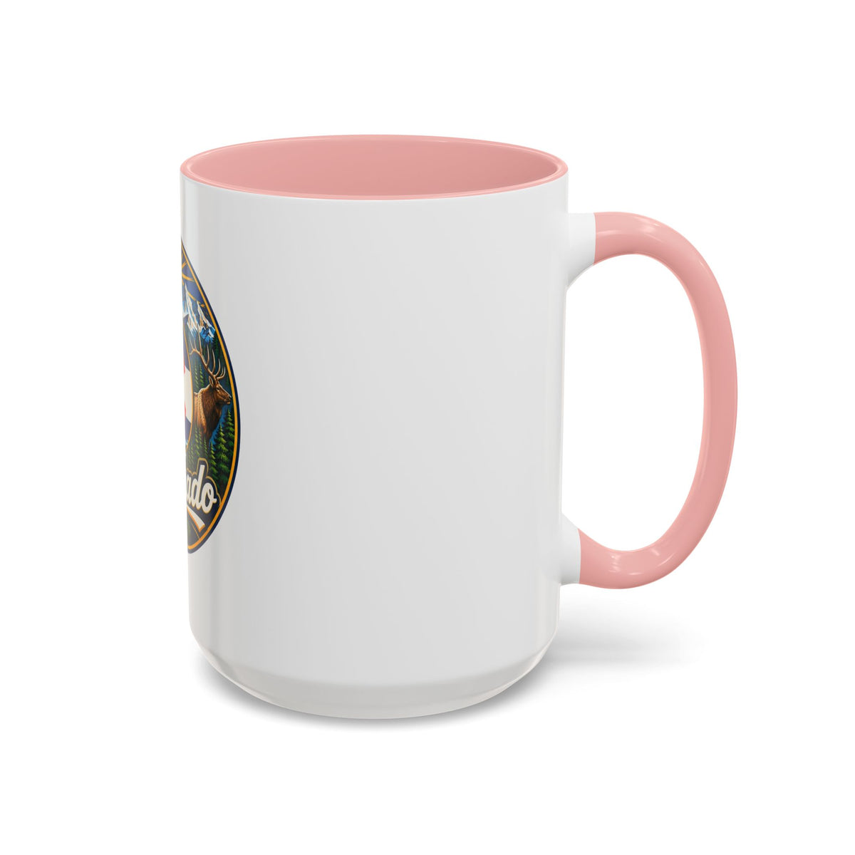 Colorado Retro State Flag Coffee Mug — Scenic Mountains & Wildlife Accent Mug