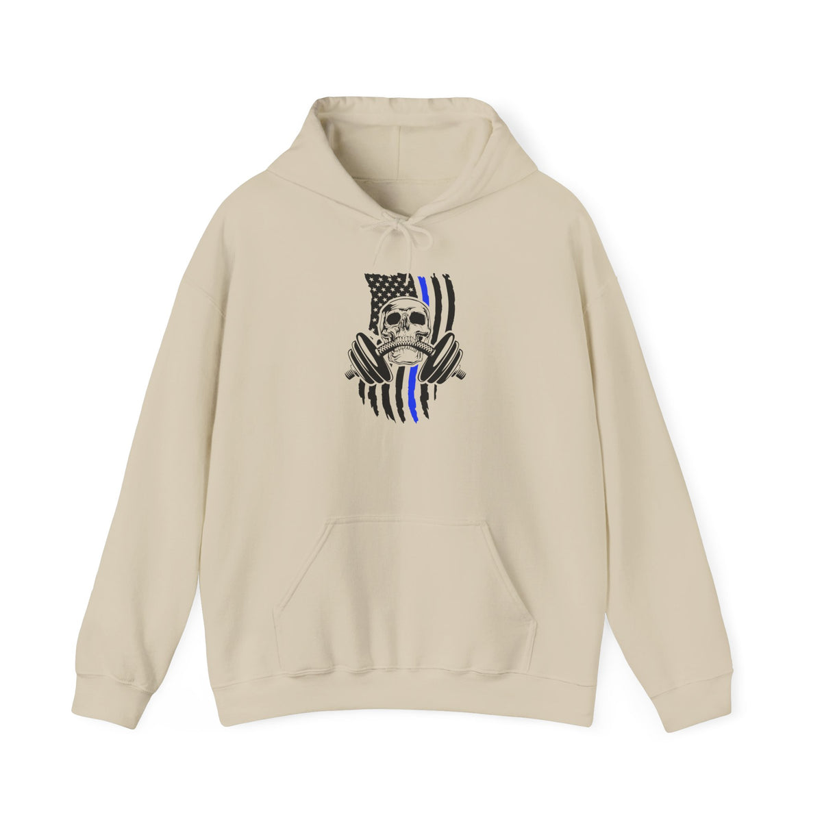 Charged Skull Stripes Hoodie