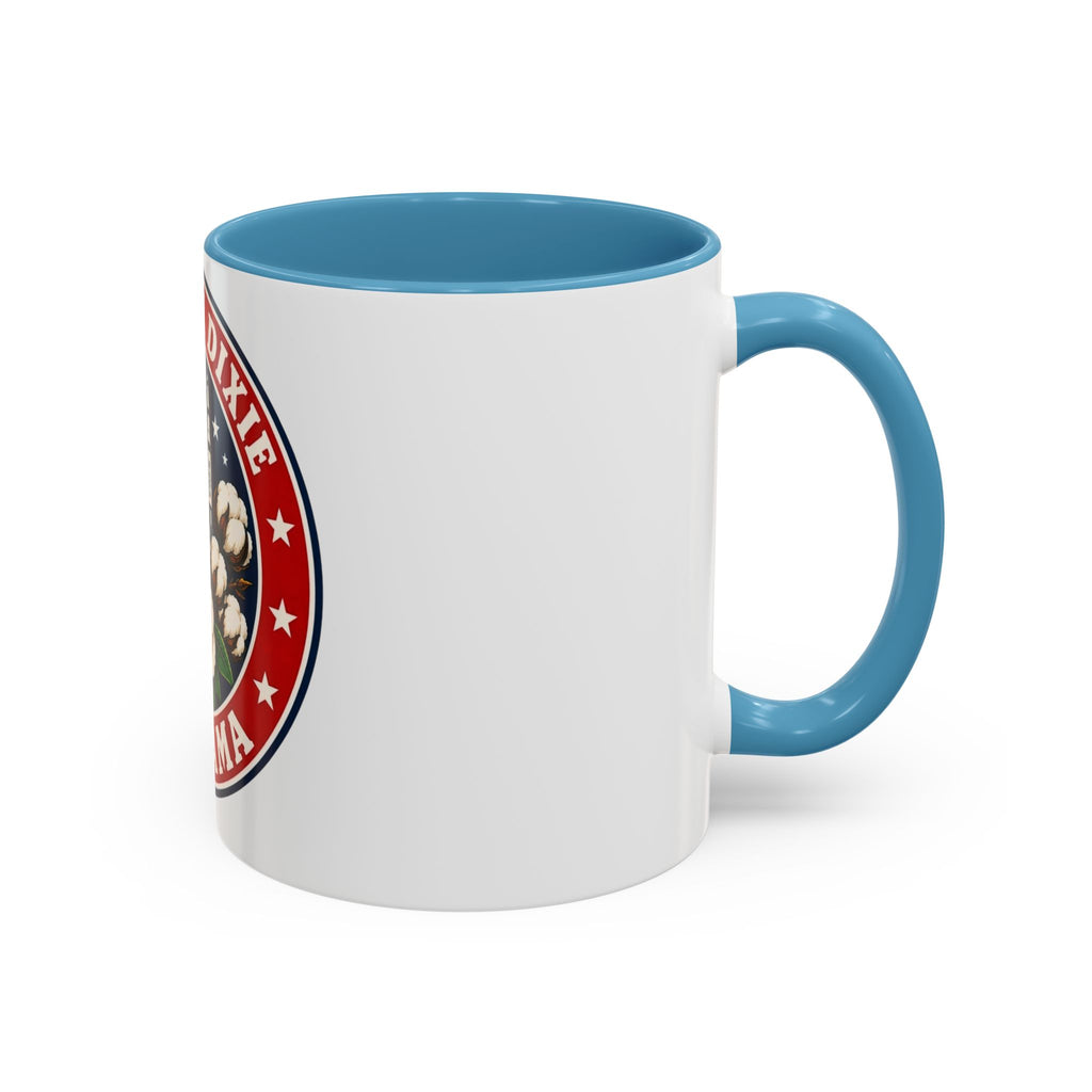 Alabama 'Heart of Dixie' Accent Coffee Mug — Magnolia & Yellowhammer State Pride