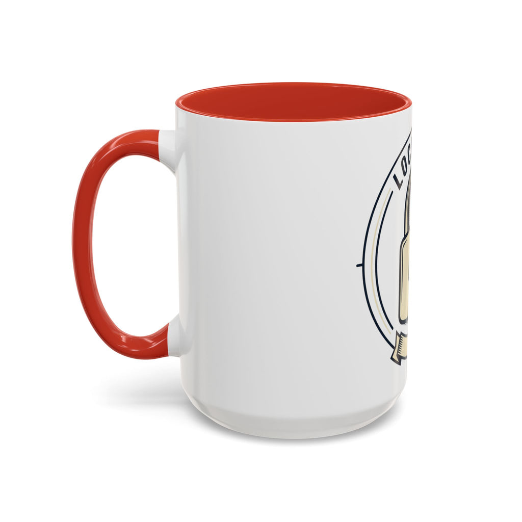 Locked In Accent Coffee Mug — 'Locked In' Motivational Coffee Cup (11/15oz)