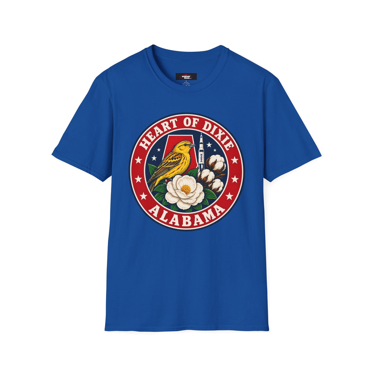 Alabama Heart of Dixie T‑Shirt — Yellowhammer & Magnolia State Emblem