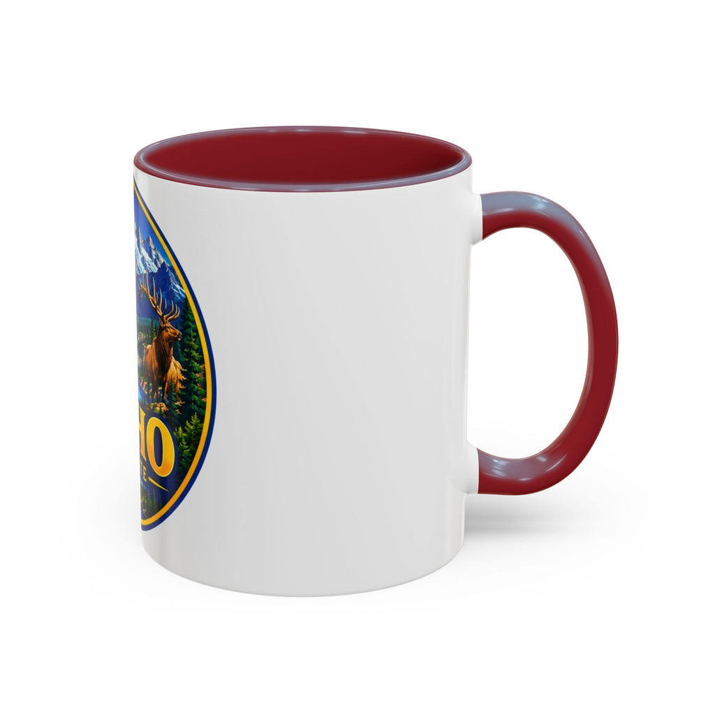 Idaho Gem State Coffee Mug — Mountain, Elk & Potato Travel Souvenir (11/15oz)