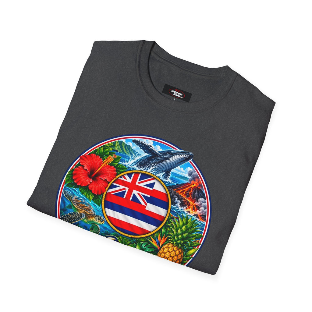 Hawaii Island Vintage Badge T‑Shirt