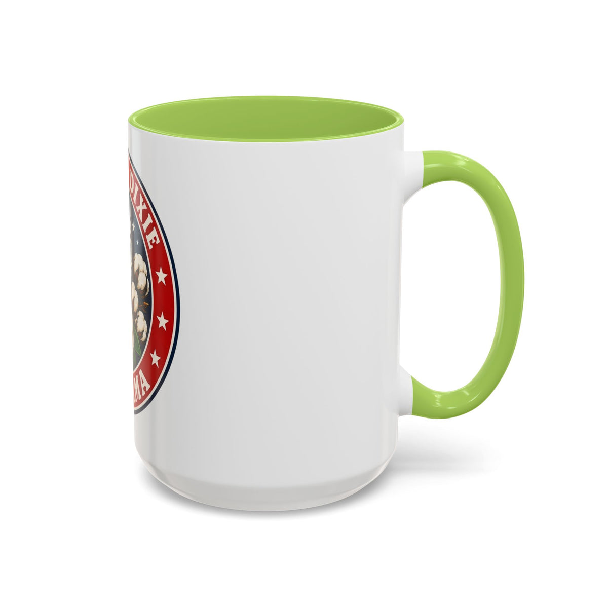 Alabama 'Heart of Dixie' Accent Coffee Mug — Magnolia & Yellowhammer State Pride
