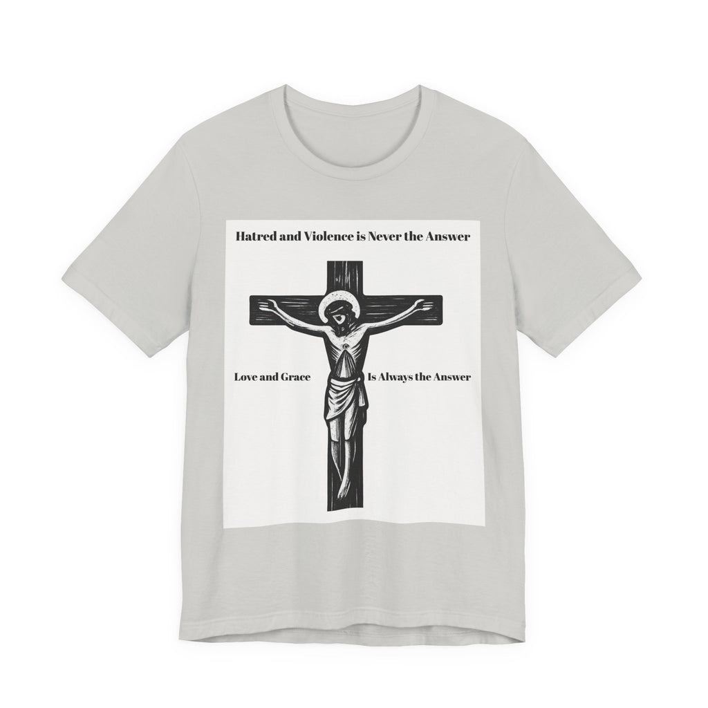 Jesus Crucifix T‑Shirt — Christian Faith Graphic Tee for Easter & Church