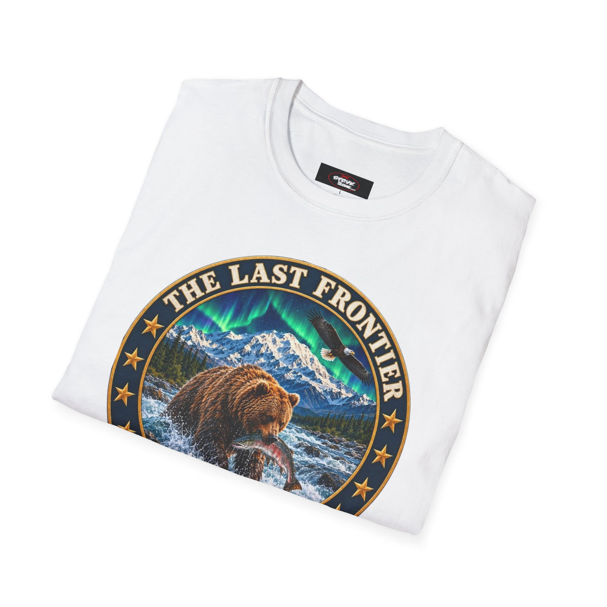 Alaska Bear T-Shirt — "The Last Frontier" Wilderness Graphic Tee