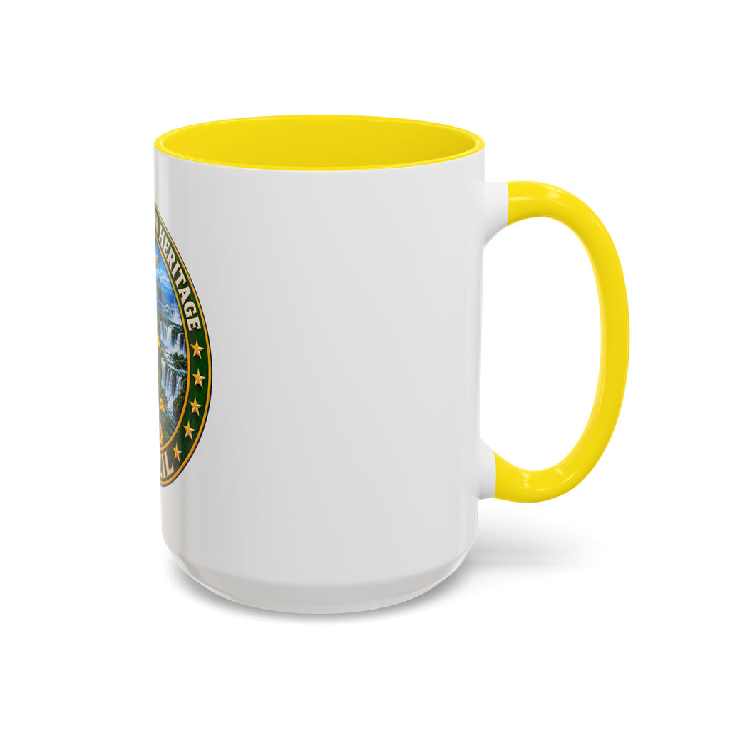 Brazil Pride Coffee Mug – "Proud Brazilian Heritage" Accent Ceramic Mug (11/15oz)