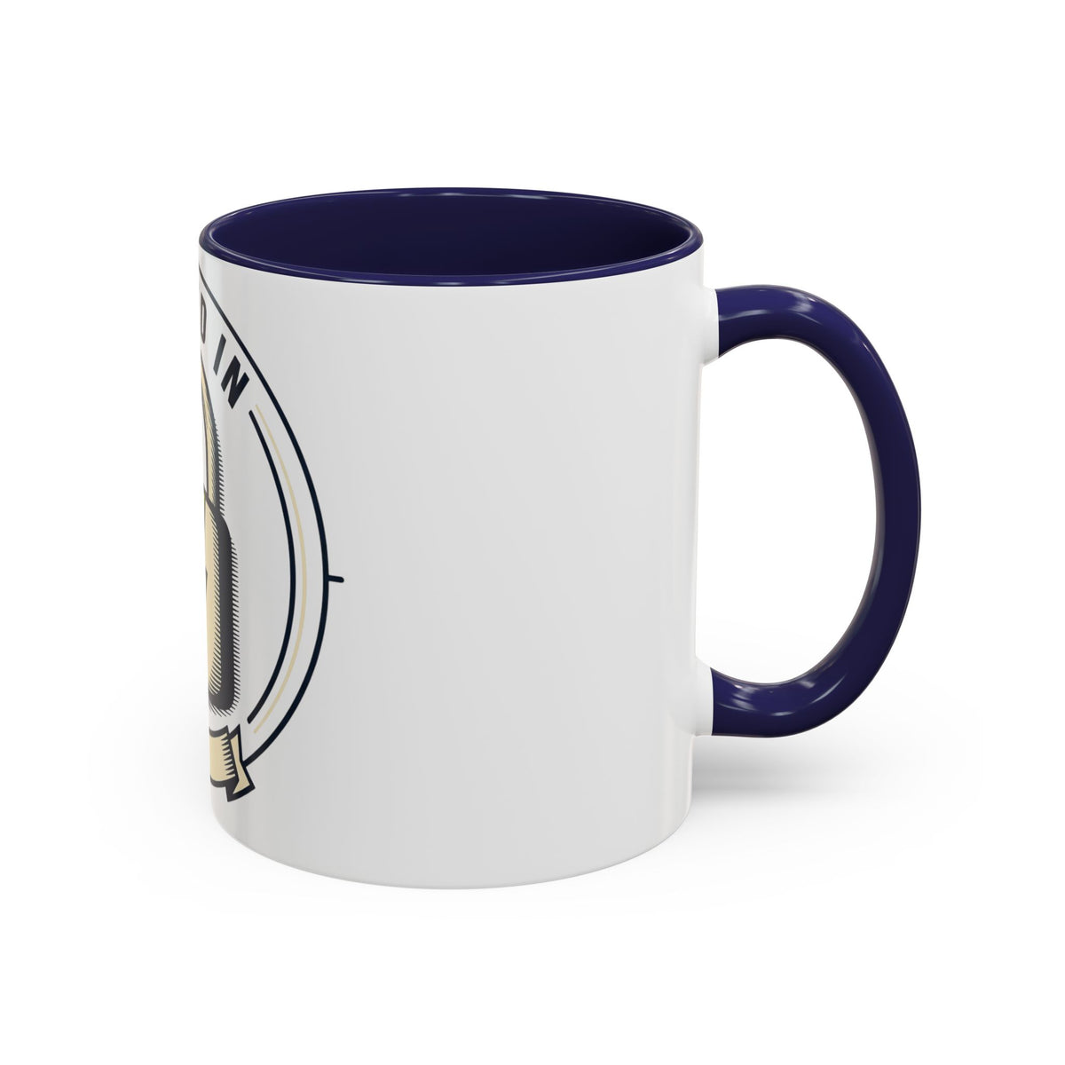 Locked In Accent Coffee Mug — 'Locked In' Motivational Coffee Cup (11/15oz)
