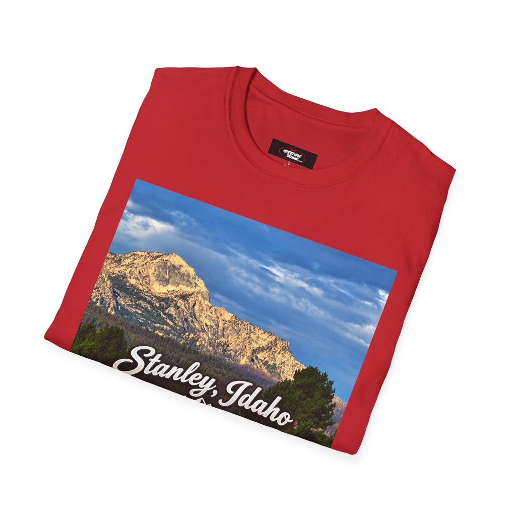Stanley Idaho Scenic T-Shirt — Vintage Mountain Photo Tee