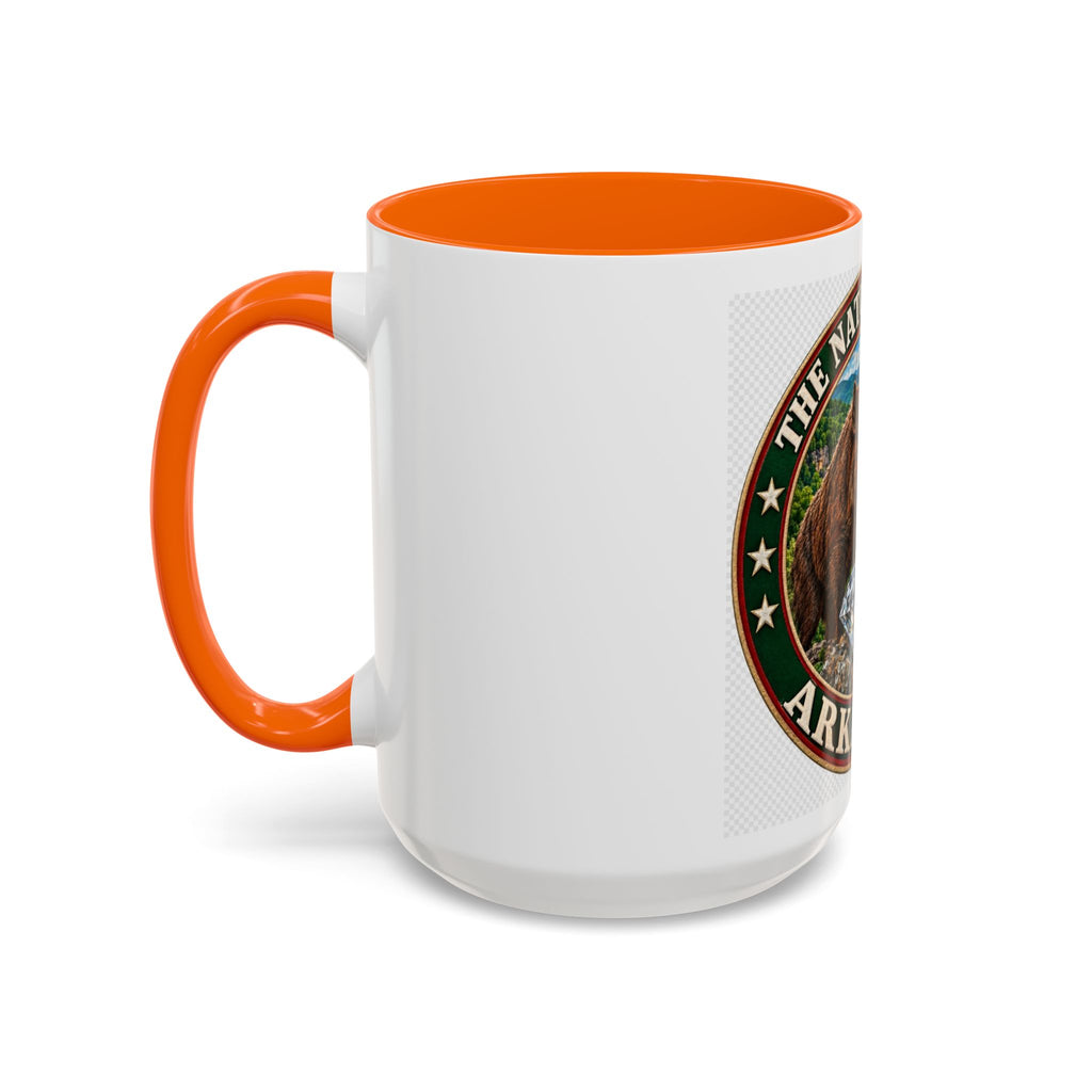 Arkansas State Mug - "The Natural State" Wild Boar, Diamond & Apple Blossom Coffee Cup (11/15oz)