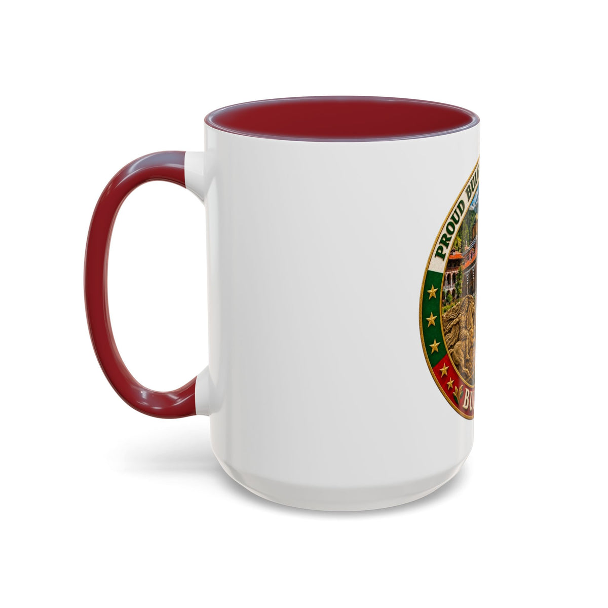 Bulgaria Pride Coffee Mug — 'Proud Bulgarian Heritage' Accent Ceramic Mug (11/15oz)