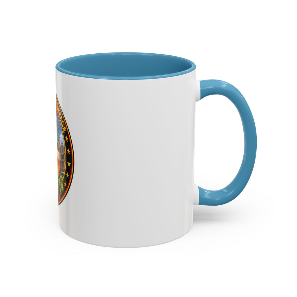 Belgian Heritage Accent Coffee Mug — Belgium Beer, Waffles & Chocolates Design