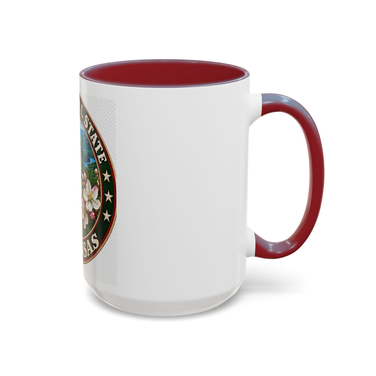 Arkansas State Mug - "The Natural State" Wild Boar, Diamond & Apple Blossom Coffee Cup (11/15oz)