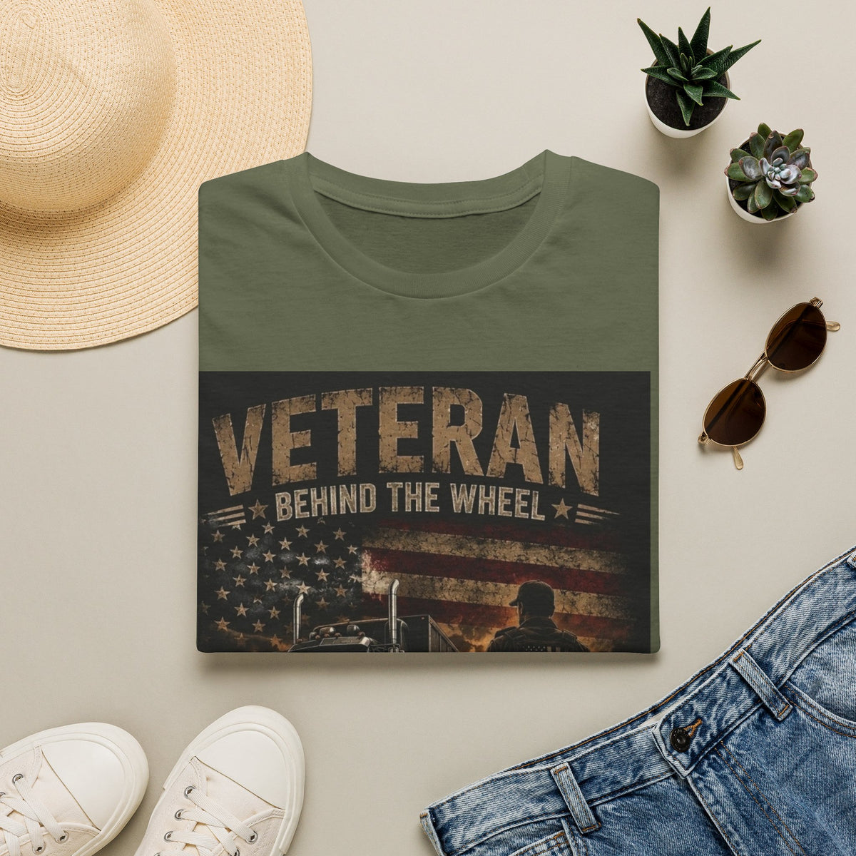 Veteran Behind the Wheel T-Shirt