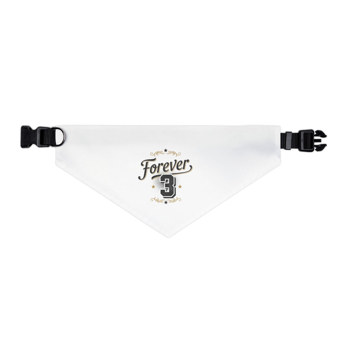 Pet Bandana — "Forever 3" Funny Dog Bandana (Forever 21 Parody)