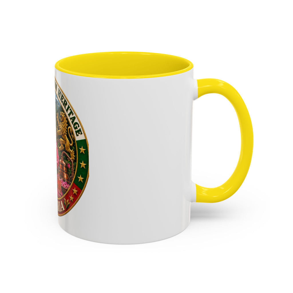 Bulgaria Pride Coffee Mug — 'Proud Bulgarian Heritage' Accent Ceramic Mug (11/15oz)