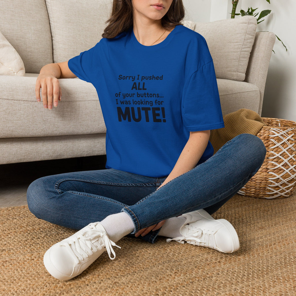 Funny "Sorry I Pushed All Your Buttons" T-Shirt
