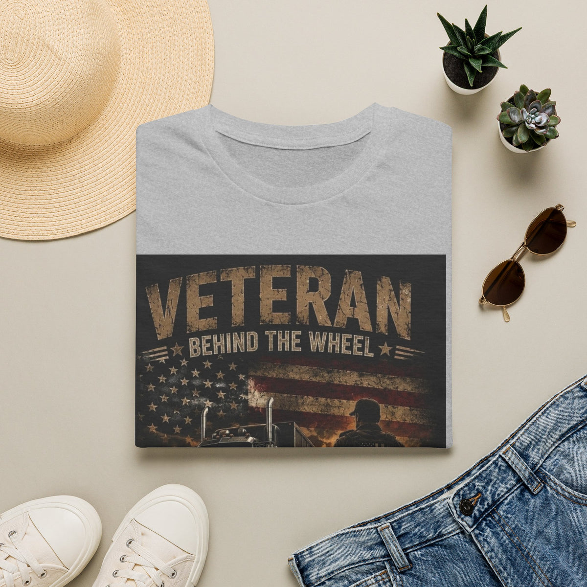 Veteran Behind the Wheel T-Shirt