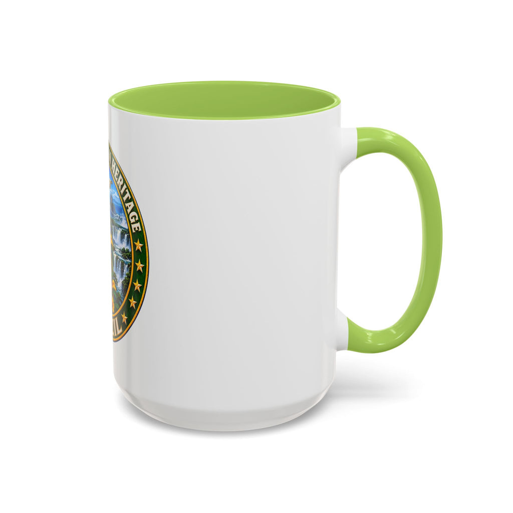 Brazil Pride Coffee Mug – "Proud Brazilian Heritage" Accent Ceramic Mug (11/15oz)