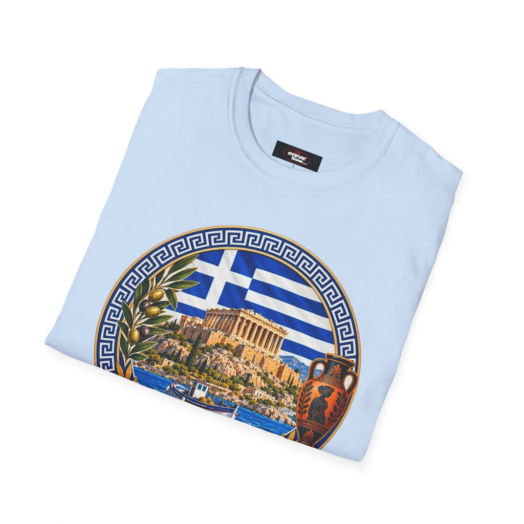 Greece Vintage Travel T-Shirt — Athens Parthenon Souvenir Tee
