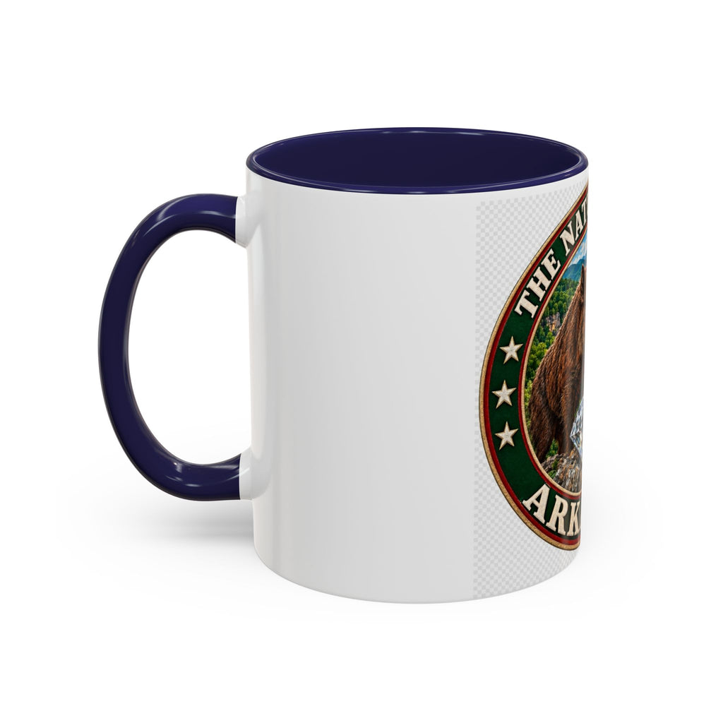 Arkansas State Mug - "The Natural State" Wild Boar, Diamond & Apple Blossom Coffee Cup (11/15oz)