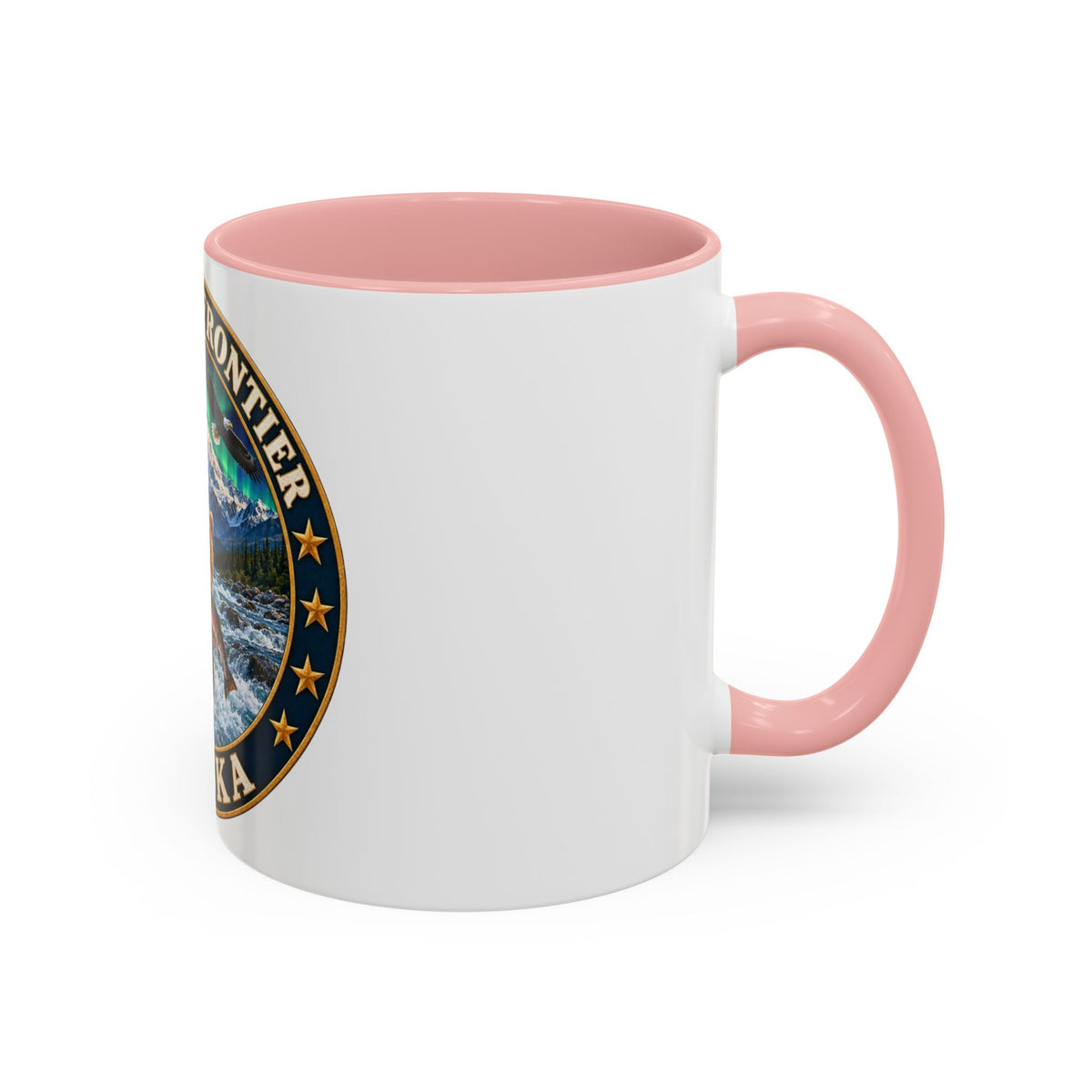 Alaska The Last Frontier Mug — Bear & Northern Lights Coffee Cup (11/15oz)
