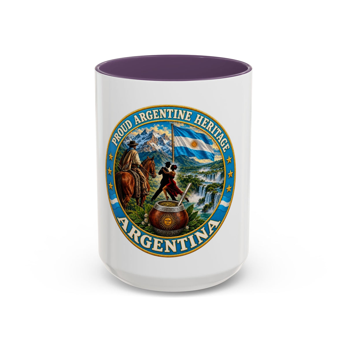 Argentina Heritage Coffee Mug — Proud Argentine Heritage Design (11/15oz)