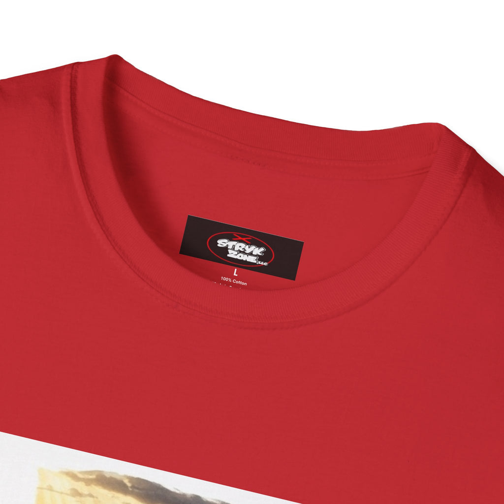Italian Landmarks & Cuisine T-Shirt — Pizza, Colosseum & Flag Graphic