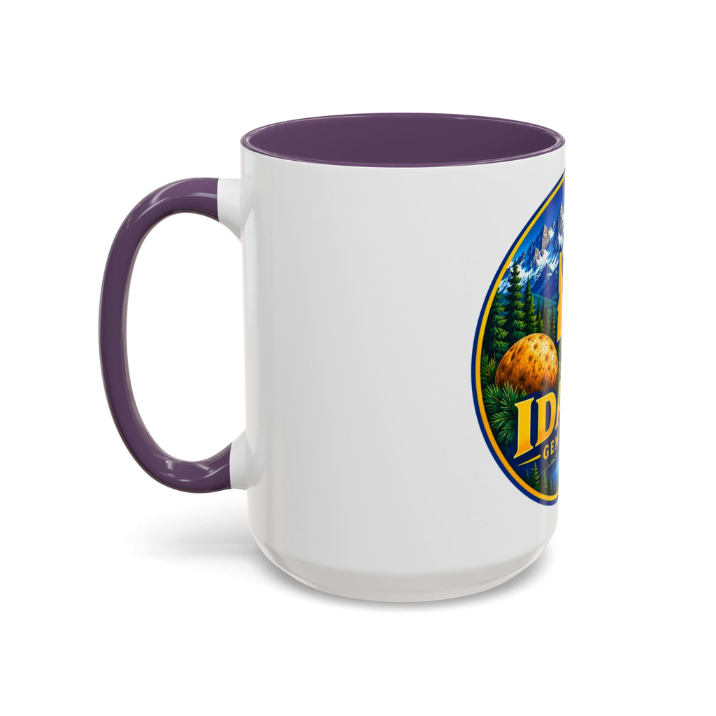 Idaho Gem State Coffee Mug — Mountain, Elk & Potato Travel Souvenir (11/15oz)