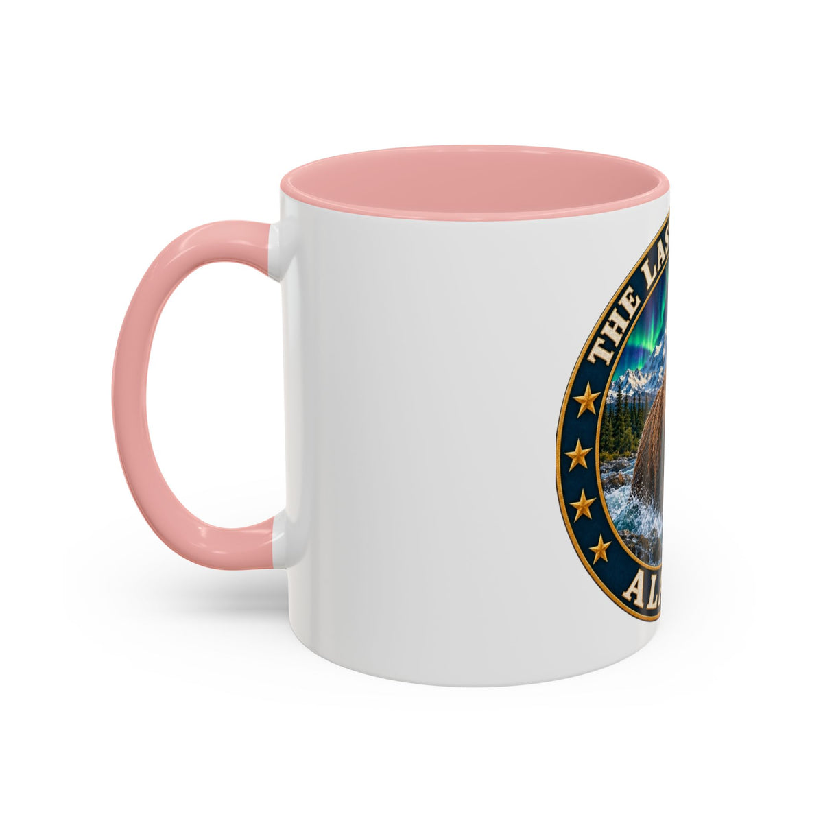Alaska The Last Frontier Mug — Bear & Northern Lights Coffee Cup (11/15oz)