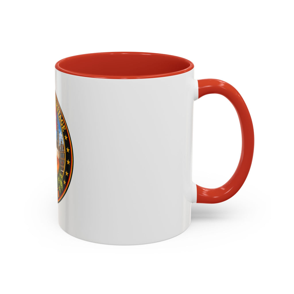 Belgian Heritage Accent Coffee Mug — Belgium Beer, Waffles & Chocolates Design
