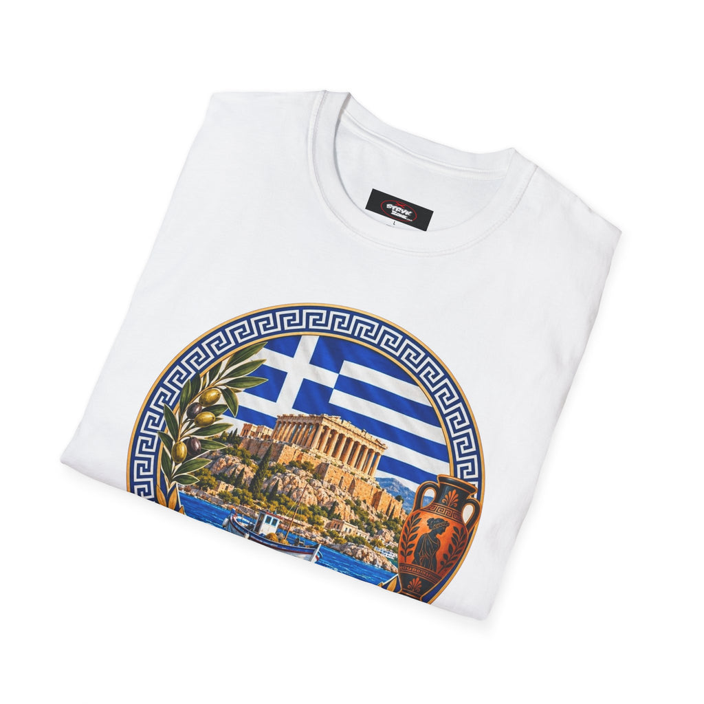 Greece Vintage Travel T-Shirt — Athens Parthenon Souvenir Tee