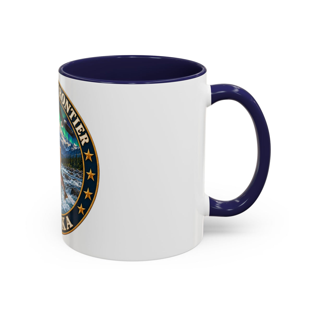 Alaska The Last Frontier Mug — Bear & Northern Lights Coffee Cup (11/15oz)