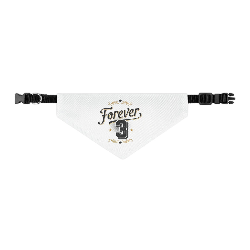 Pet Bandana — "Forever 3" Funny Dog Bandana (Forever 21 Parody)