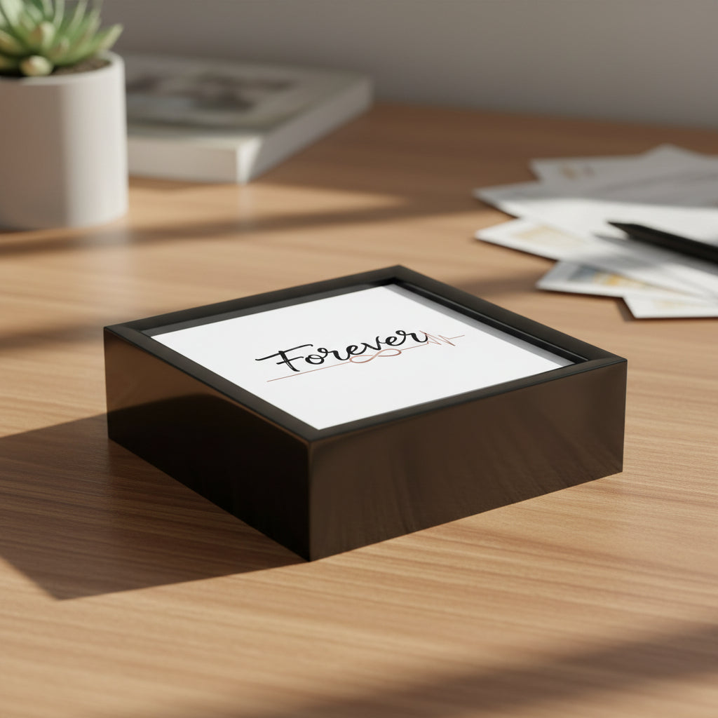 Forever Jewelry Box — Engraved Keepsake Trinket Box