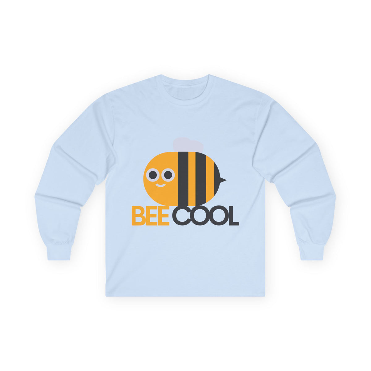 Bee Cool Long Sleeve Tee — Cute Bumblebee Graphic Shirt