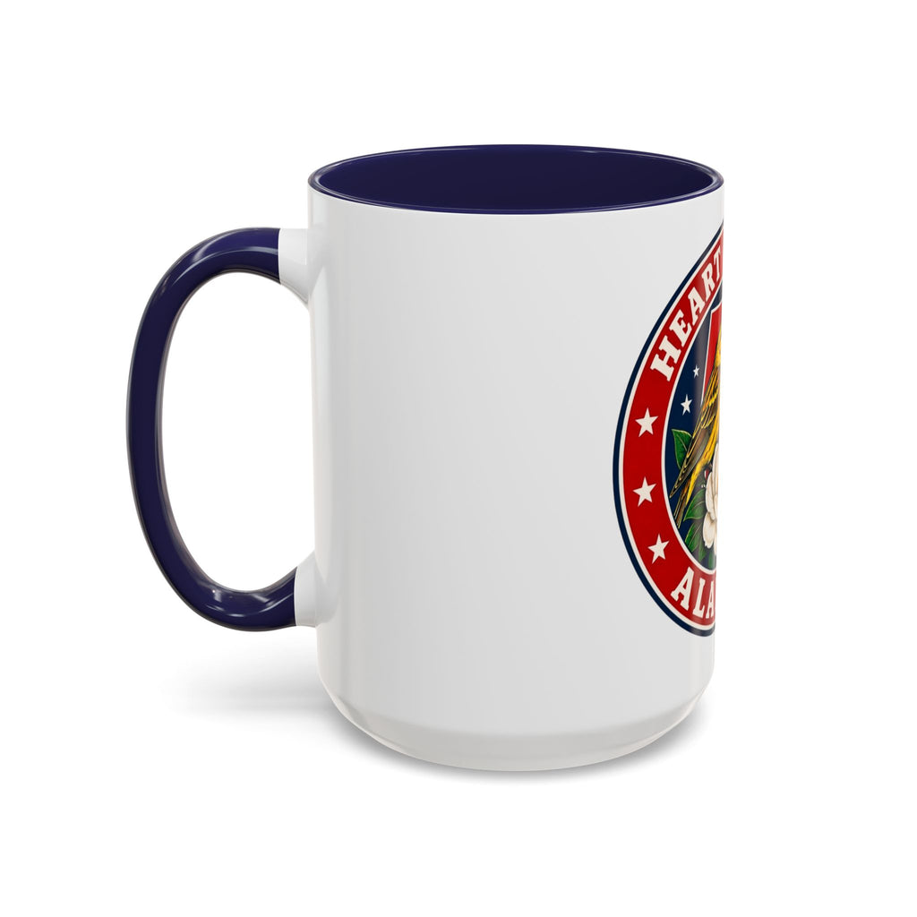 Alabama 'Heart of Dixie' Accent Coffee Mug — Magnolia & Yellowhammer State Pride
