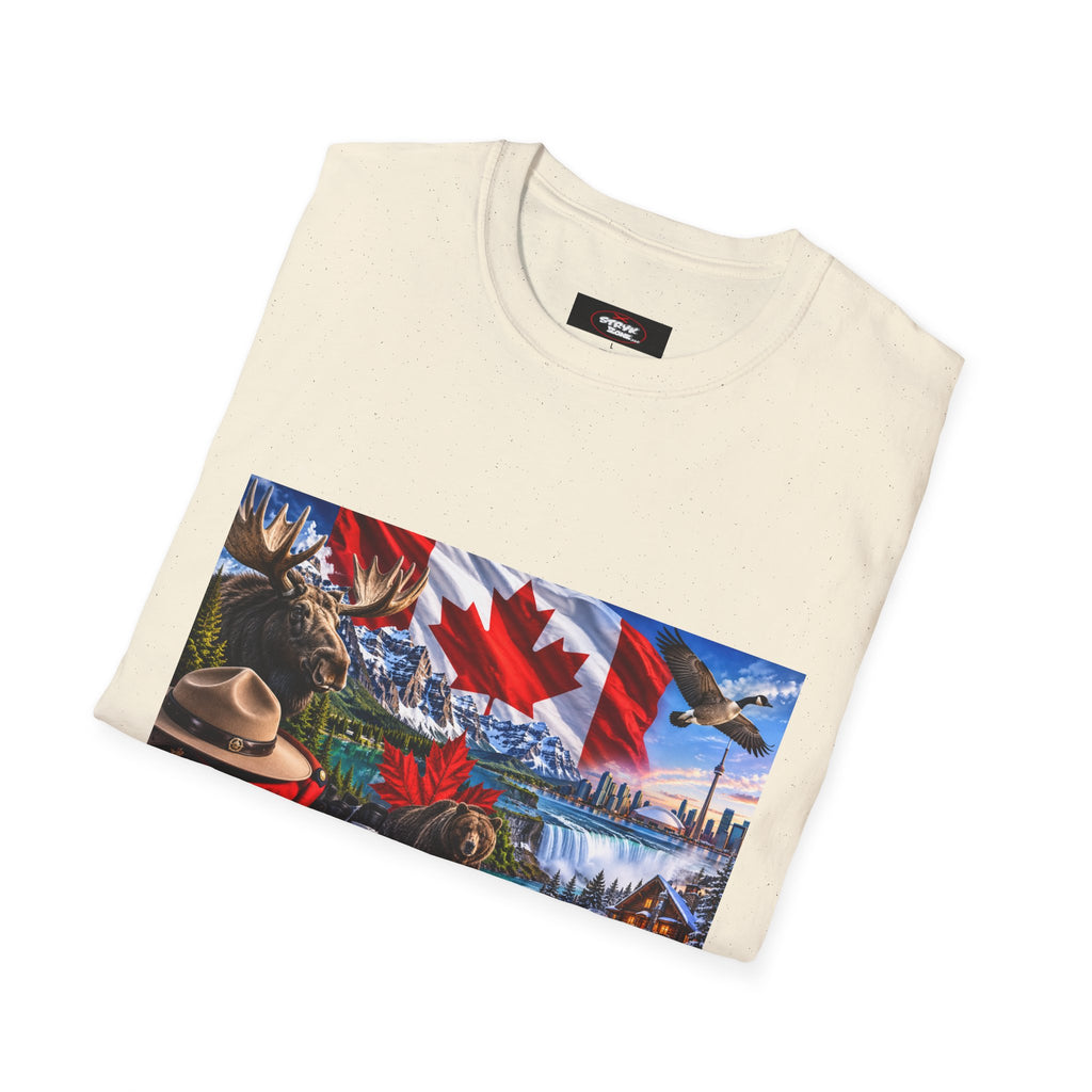 Canada Pride T-Shirt – Maple Leaf Landscape Graphic Tee