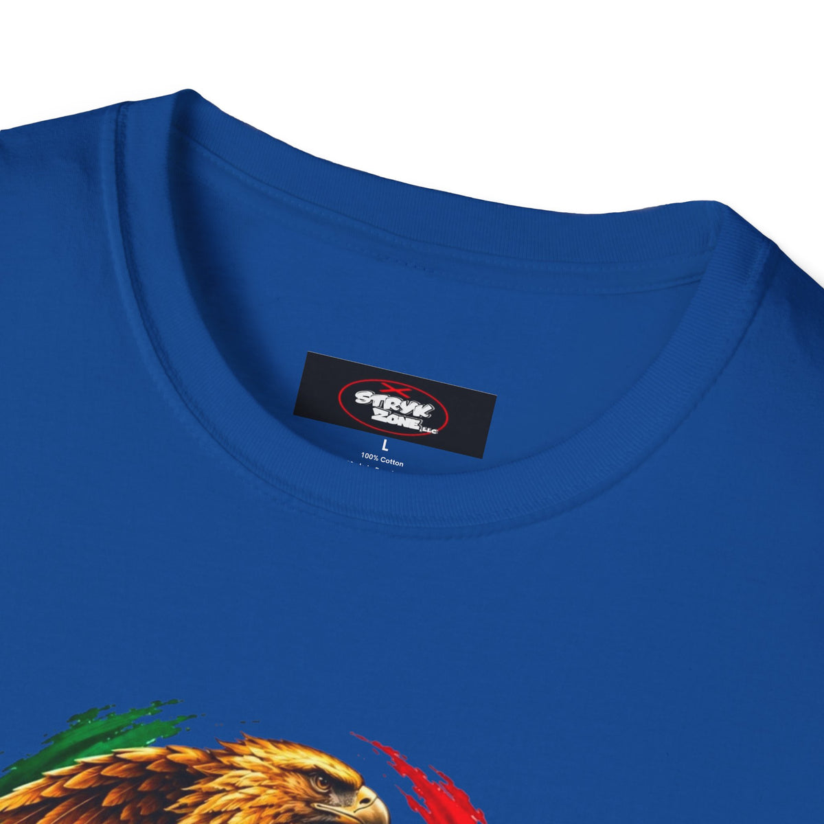 Mexico Heritage T-Shirt — Mexican Eagle, Guitar & Cactus Graphic