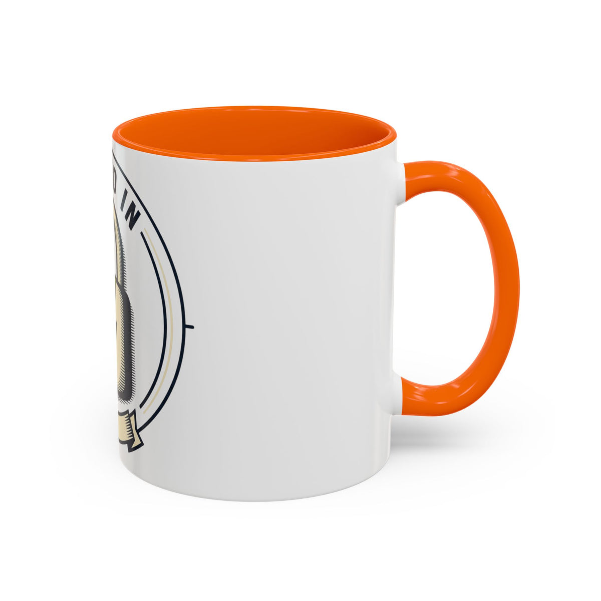 Locked In Accent Coffee Mug — 'Locked In' Motivational Coffee Cup (11/15oz)