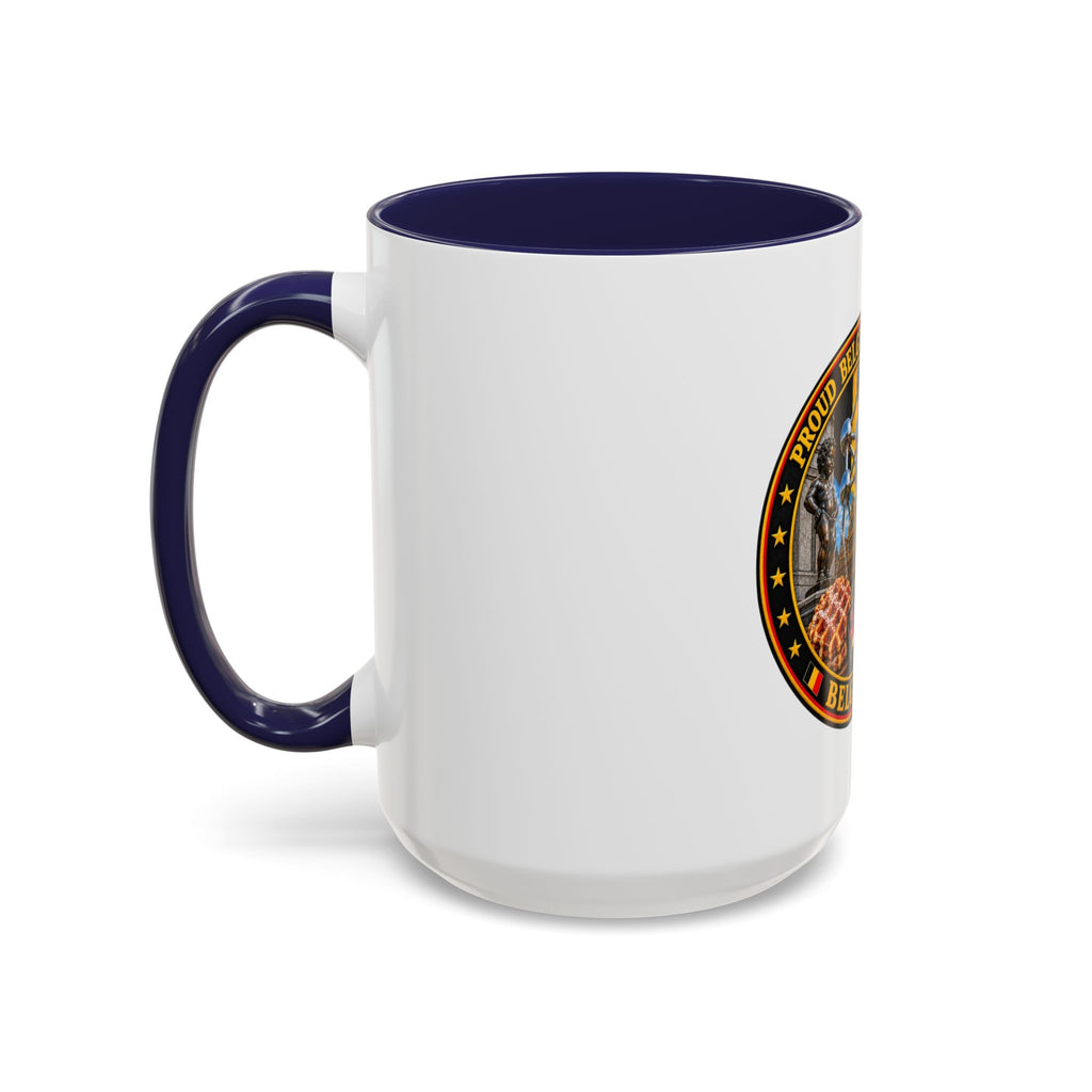 Belgian Heritage Accent Coffee Mug — Belgium Beer, Waffles & Chocolates Design