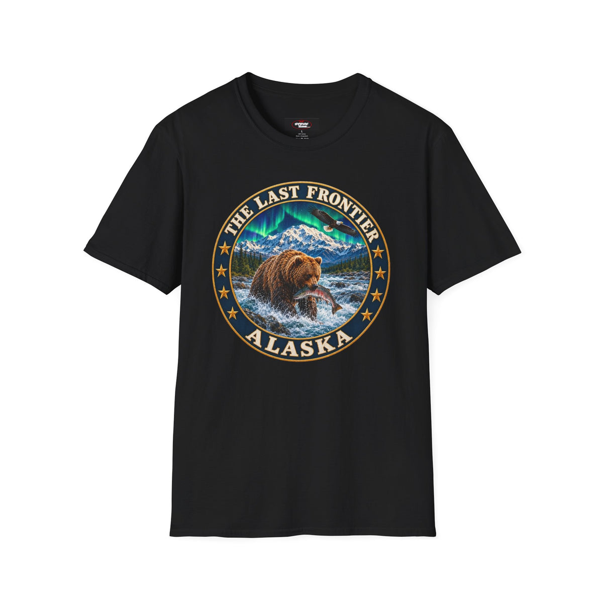 Alaska Bear T-Shirt — "The Last Frontier" Wilderness Graphic Tee
