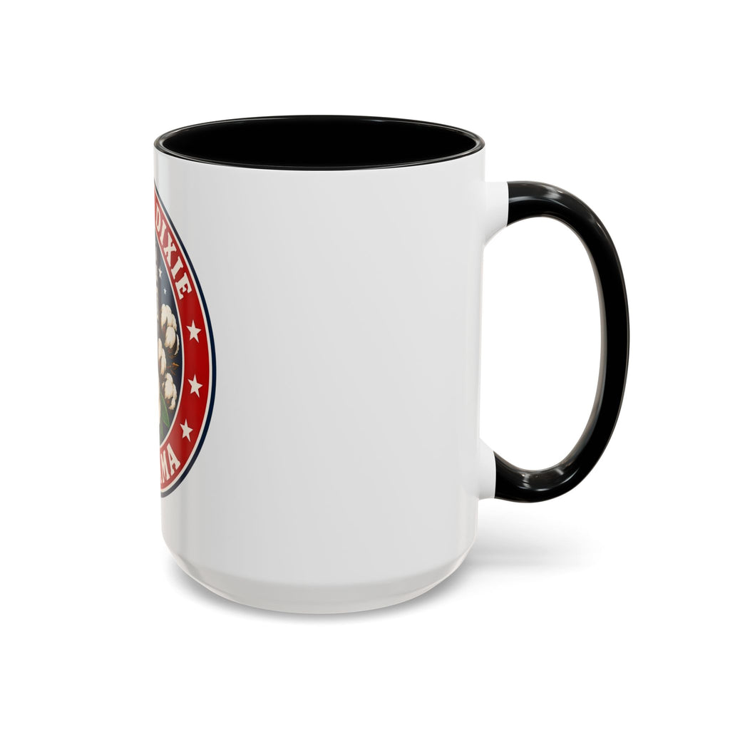 Alabama 'Heart of Dixie' Accent Coffee Mug — Magnolia & Yellowhammer State Pride