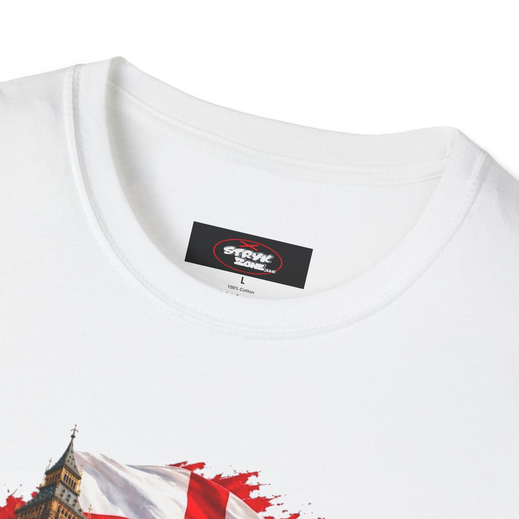 England Collage T‑Shirt — London Icons & St. George’s Flag Design