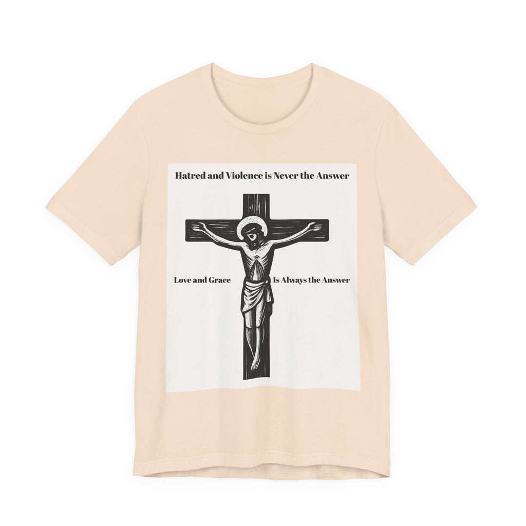 Christian faith T-shirt with Jesus crucifix graphic
